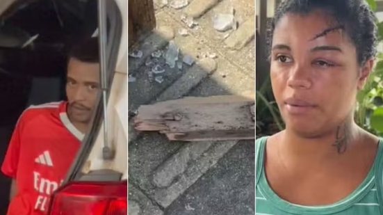 Acusado de tentativa de feminicídio contra a ex-companheira em Praia Grande terá audiência de instrução marcada para 29 de julho; Justiça decidirá posteriormente sobre eventual julgamento pelo Tribunal do Júri - Imagem: Reprodução e Leandro Guedes/TV Tribuna