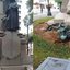 Dois homens foram presos em flagrante ao tentarem roubar adornos de bronze do monumento em Santos, no litoral de São Paulo - Imagem: G1/ Renato Ramos