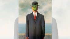 A maçã flutuante oculta o rosto do homem, lembrando que o sonho e o mistério estão sempre por trás do visível. Um símbolo poderoso da estética do sonho - The Son of Man (1964) – René Magritte