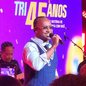 Thiaguinho falou sobre sonhos da adolescência, trajetória profissional e novo projeto musical durante apresentação realizada em Santos - Imagem: Alexsander ferraz/A Tribuna