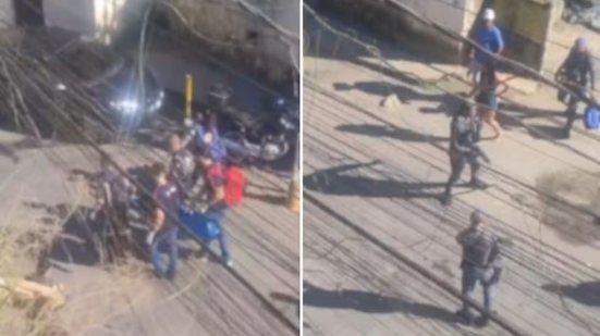 Ações da Polícia Militar no Morro Santa Maria resultaram em dois confrontos na quarta-feira (15), segundo a corporação - Imagem: Reprodução