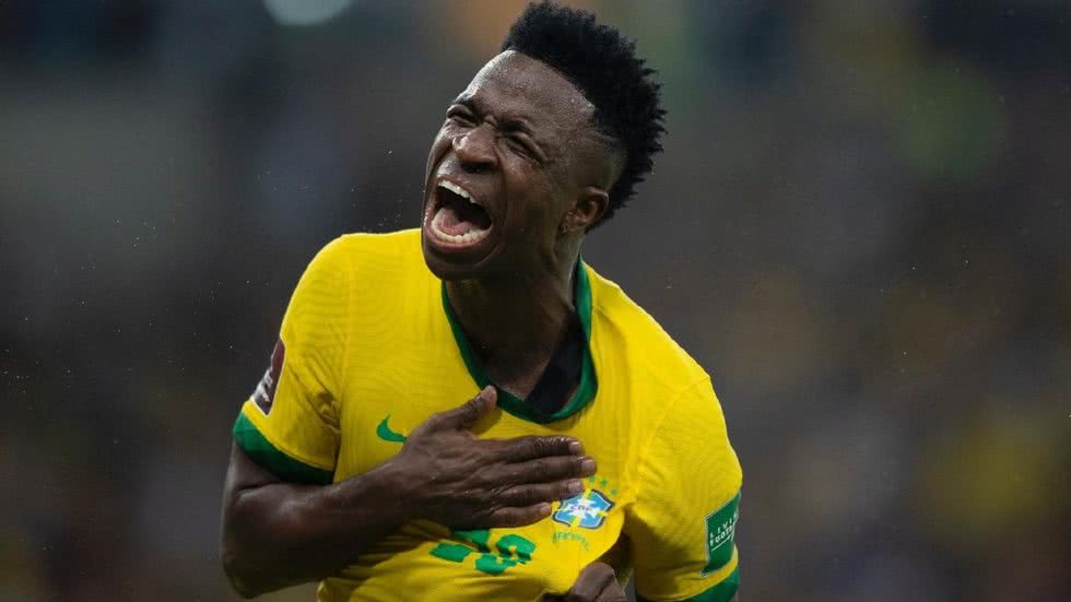 Torcedor condenado por racismo contra Vinícius Jr. recebe pena suspensa e é banido dos estádios - Imagem: Reprodução/ Lucas Figueiredo/CBF