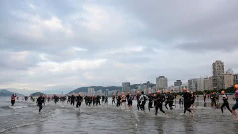 Prefeitura de Santos abre vagas gratuitas para a 33ª edição do Troféu Brasil de Triathlon - Imagem: reprodução Prefeitura de Santos