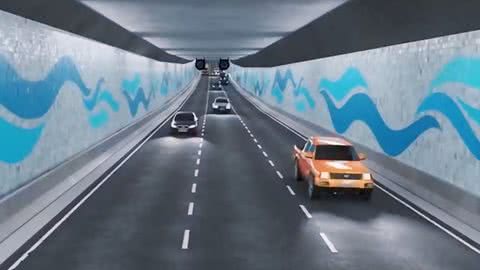 O túnel será financiado pela União e pelo Estado - Imagem: Prefeitura de Santos
