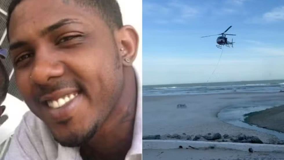 Turista que desapareceu no mar no feriado é encontrado no litoral de SP - Imagem: Reprodução/ g1