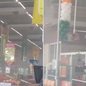 “Nevoeiro” causado por vazamento em equipamento de refrigeração assusta clientes em supermercado de São Vicente - Imagem: Reprodução/Redes Sociais