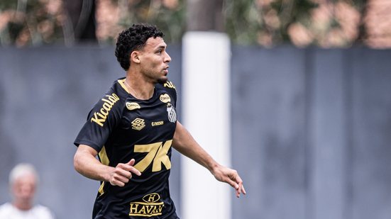 Victor Hugo se recupera e pode atuar contra o Corinthians - Foto: Raul Baretta/ Santos FC