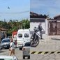 A Polícia Militar e o Samu foram acionados rapidamente, mas as vítimas não resistiram aos ferimentos e um adolescente foi socorrido - Foto: Mongaguá na Tela/ Mozarth Dias/TV Tribuna