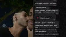 Mensagens trocadas entre os envolvidos após a divulgação do vídeo mostram a repercussão do caso que levou ao indiciamento por injúria racial - Imagem: Arquivo Pessoal