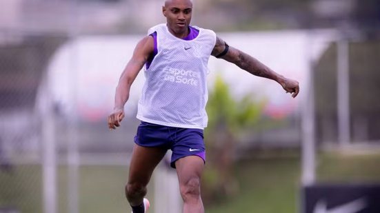 Vitinho em treino do Corinthians - Foto: Rodrigo Coca/Agência Corinthians