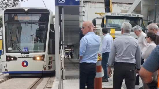 Segundo trecho do VLT em Santos promete facilitar o acesso a pontos importantes da cidade até dezembro deste ano - Imagem: Reprodução