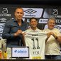O atacante Rony chega ao Santos com contrato de três anos - Foto: CBN Santos