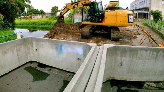 Com investimento de R$ 60 milhões, obras de drenagem devem beneficiar bairros como Gaivota, Bopiranga e Tupy em Itanhaém - Divulgação / Prefeitura de Itanhaém