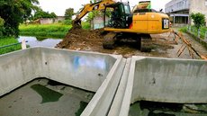 Com investimento de R$ 60 milhões, obras de drenagem devem beneficiar bairros como Gaivota, Bopiranga e Tupy em Itanhaém - Divulgação / Prefeitura de Itanhaém