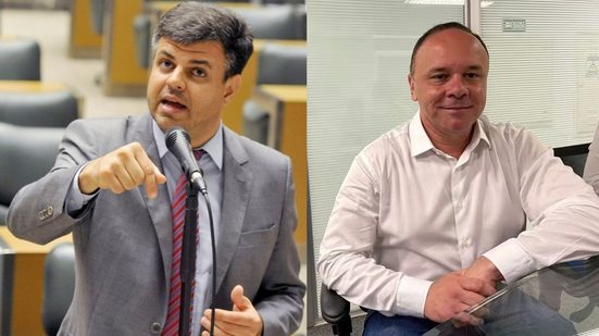 Vereador João Paulo Rillo e prefeito Coronel Fábio Cândido - Imagem: Reprodução / redes sociais