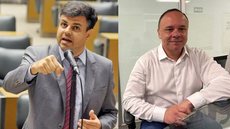 Vereador João Paulo Rillo e prefeito Coronel Fábio Cândido - Imagem: Reprodução / redes sociais