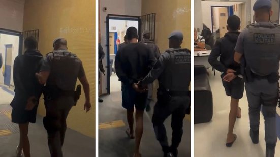 A abordagem policial resultou na apreensão de um dos menores que já tinha mandado de busca por furto - Imagem: Divulgação / Polícia Militar