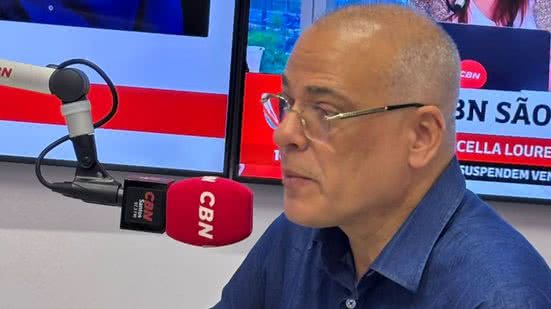 Wladimir Mattos classifica a situação financeira do Santos como 'assustadora', destacando a necessidade de vender ativos para pagar dívidas - Foto: Rádio CBN Santos