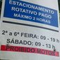 Zona Azul de Santos tem reajuste de 6,06% e passa a permitir ativação inicial de 30 minutos - Imagem: Divulgação/Prefeitura de Santos