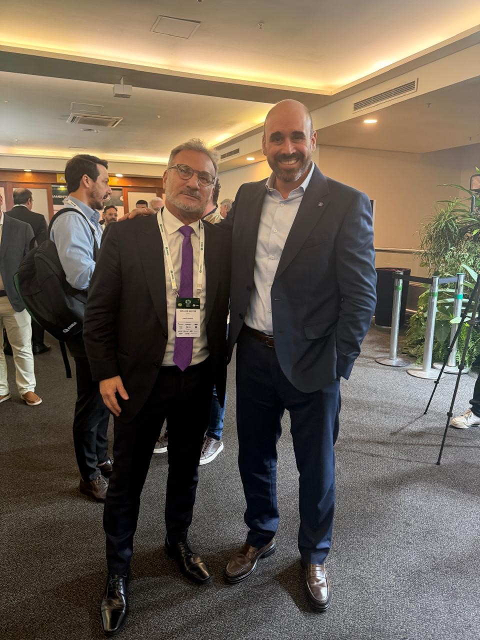 Vice-presidente ACTA Dr. William Cláudio O. dos Santos e CEO da Yara Brasil Sr. Marcelo Altieri
