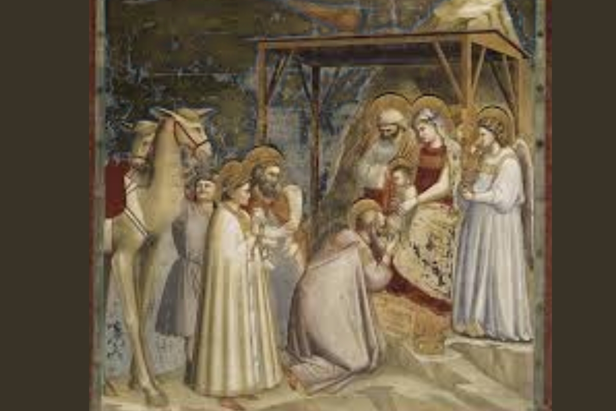 Adoração dos Magos (c. 1304 – 1305), de Giotto WikiArt.org