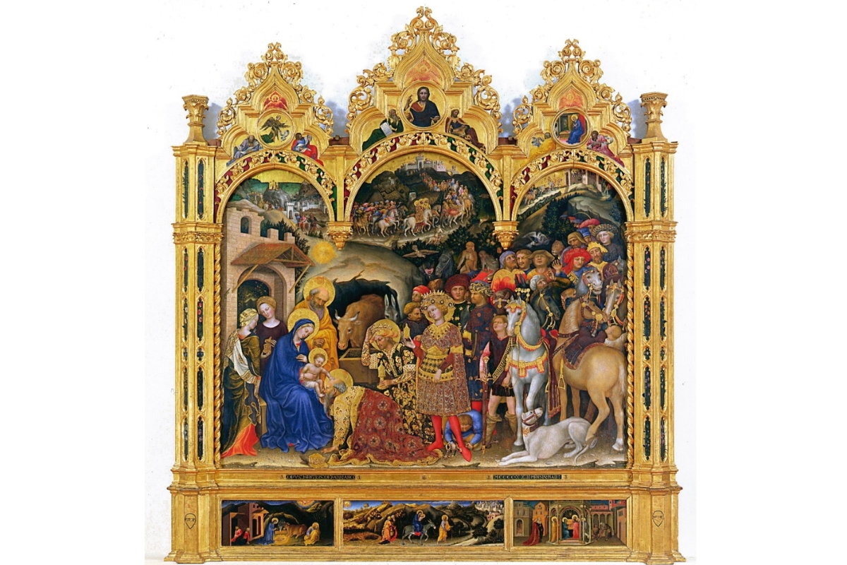 Adoração dos magos (1423), Gentile da Fabriano - Wikipedia