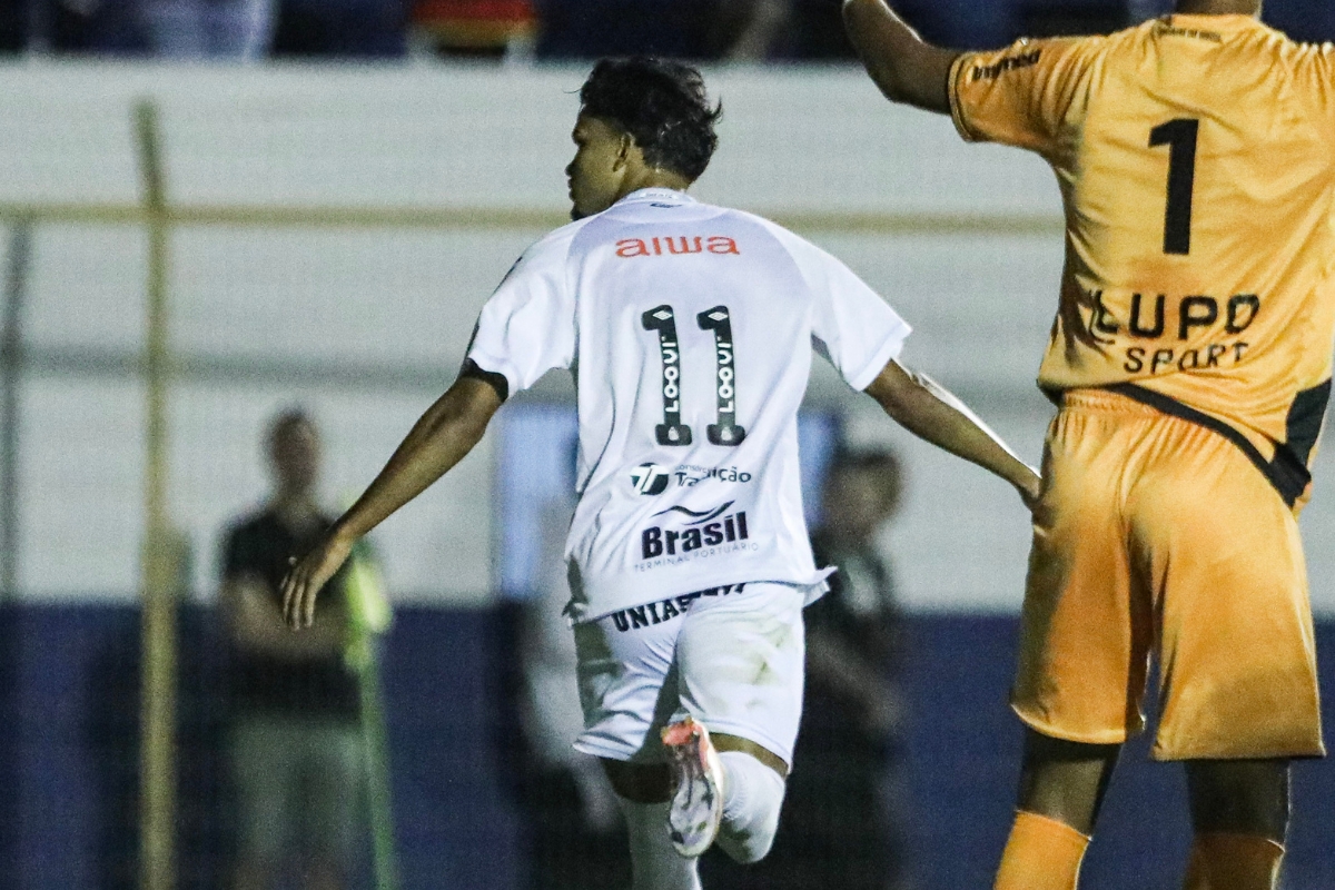 Mateus Xavier é o artilheiro do Santos da competição - Foto: Reinaldo Campos / Santos FC