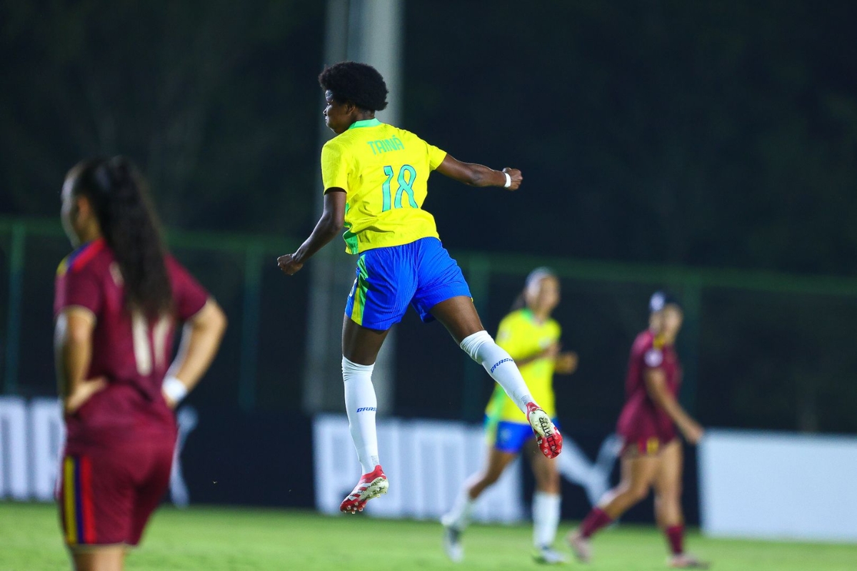 Tainá abriu o placar para as brasileiras - Foto: Staff Images Woman / CBF