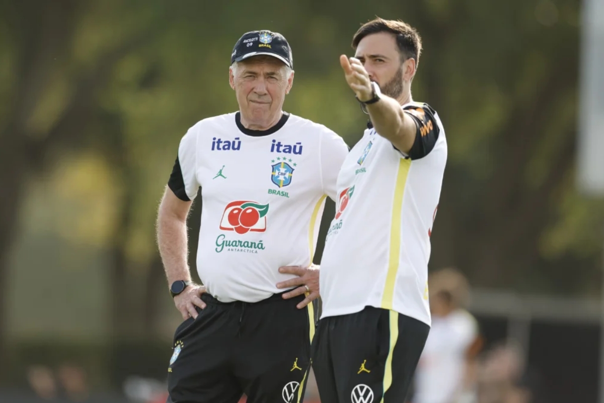 Ancelotti terá que formar um time sem alguns dos seus principais jogadores para o amistoso - Foto: Rafael Ribeiro / CBF