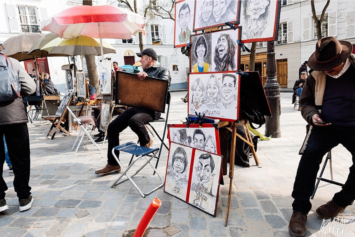 Artistas em Montmartre