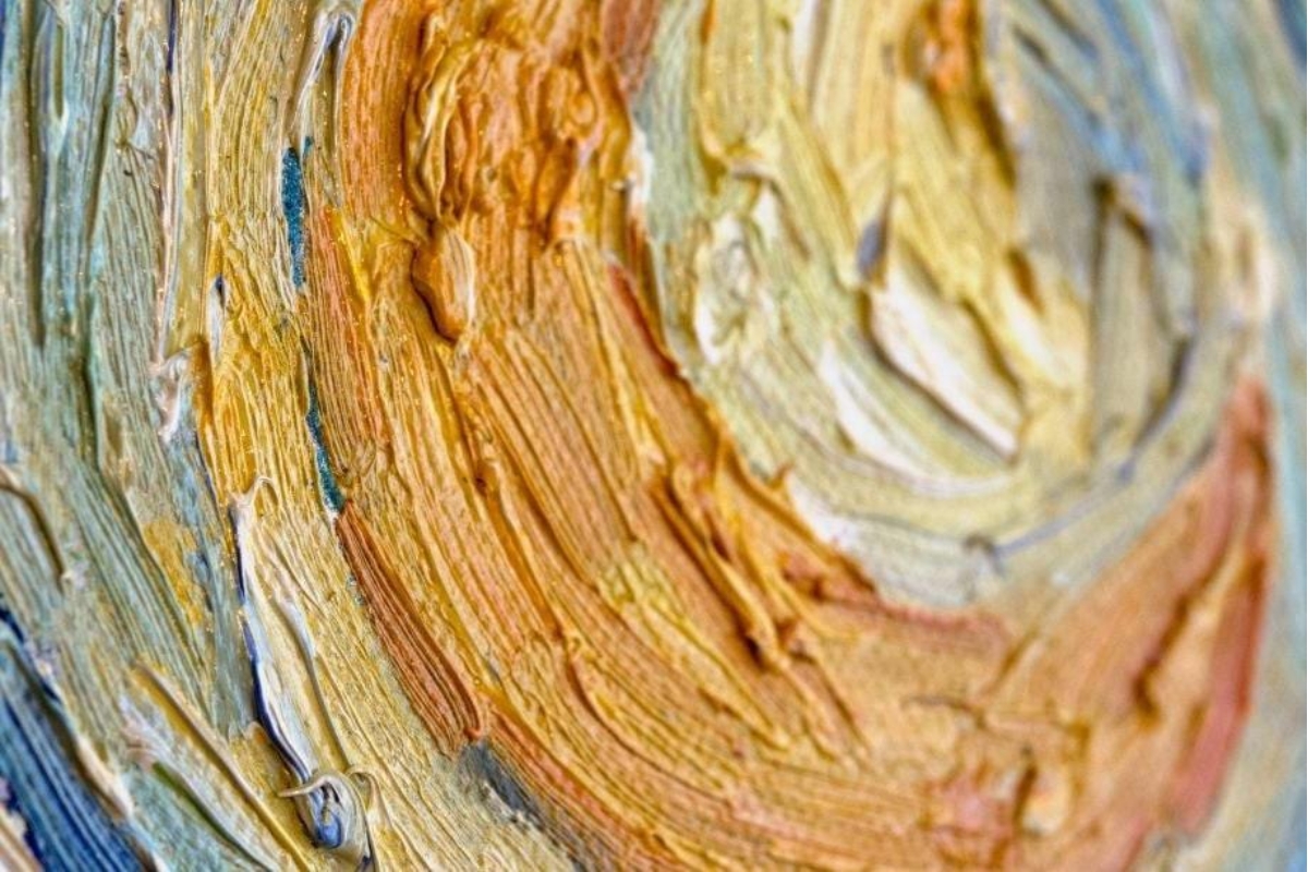 Vincent van Gogh, detalhe de A Noite Estrelada, 1889. MoMa