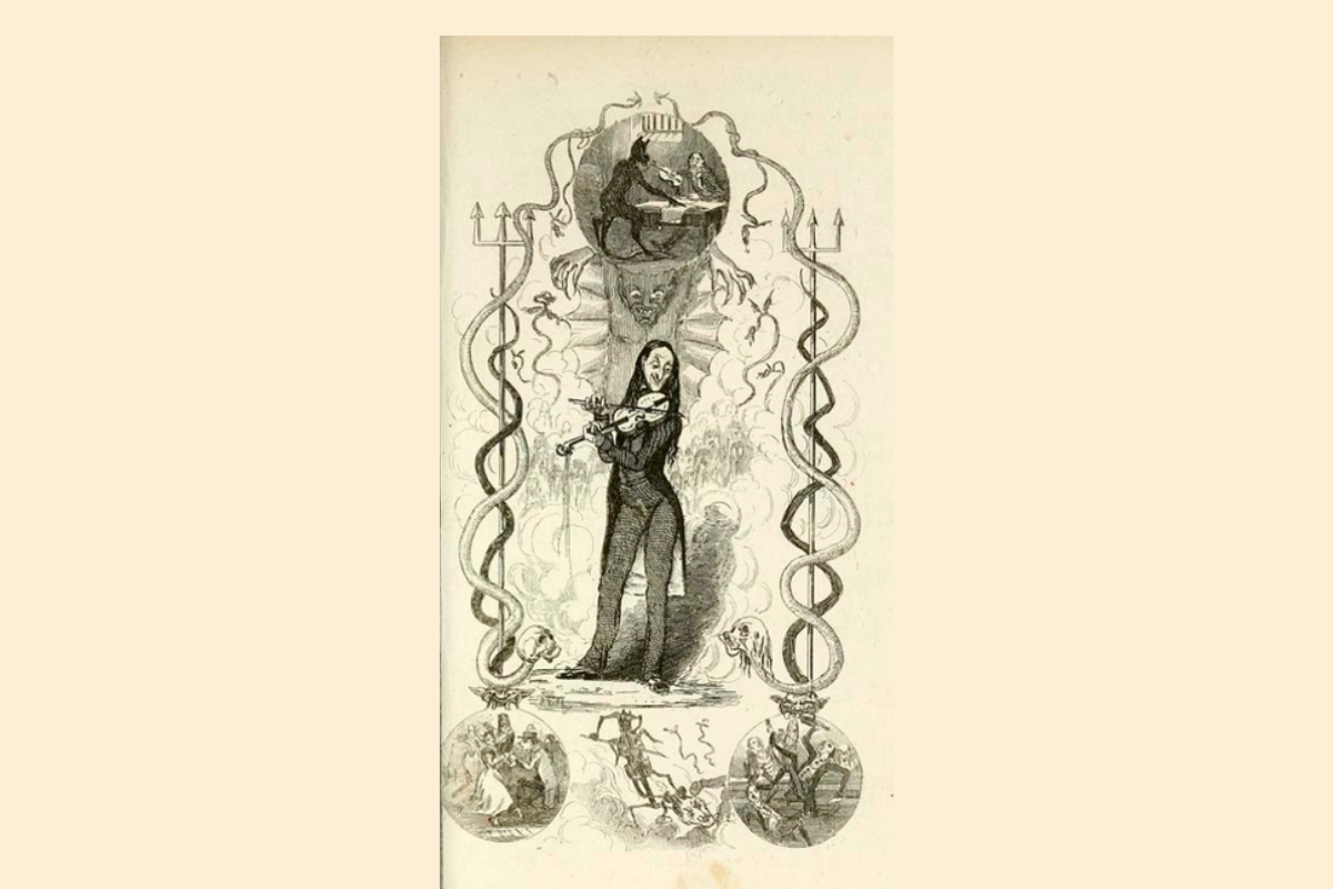 Ashley, Paganini e o diabo, c. 1842