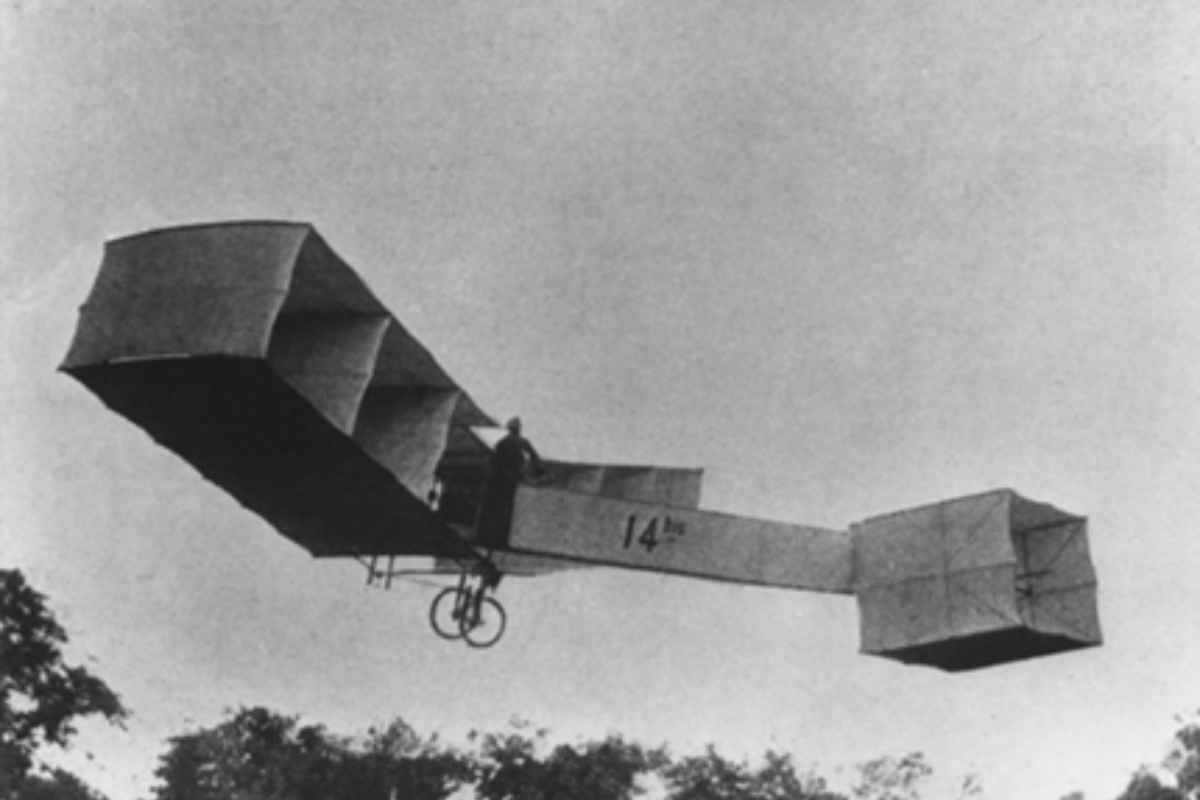 Santos Dumont, voo do 14-Bis, Paris, 1906