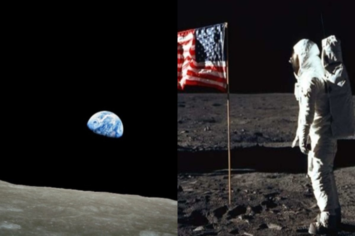 Earthrise, Apollo 8, 1968 e Apollo 11, 1969