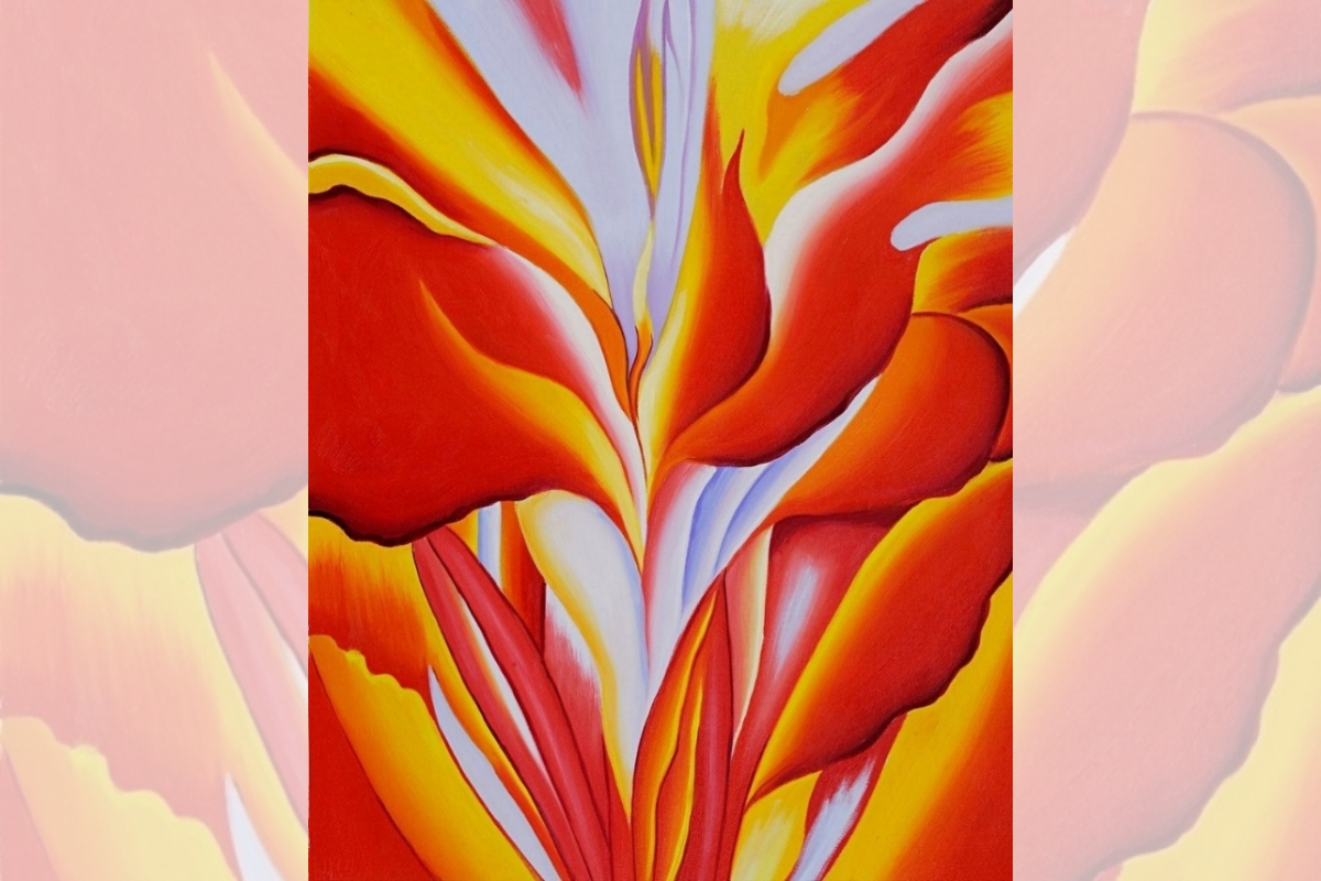 “Red Canna” (1924), de Georgia O’Keeffe.