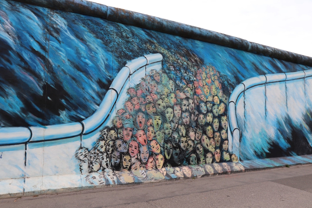 Muro de Berlin – Lado Oriental  (Creative Commons) 