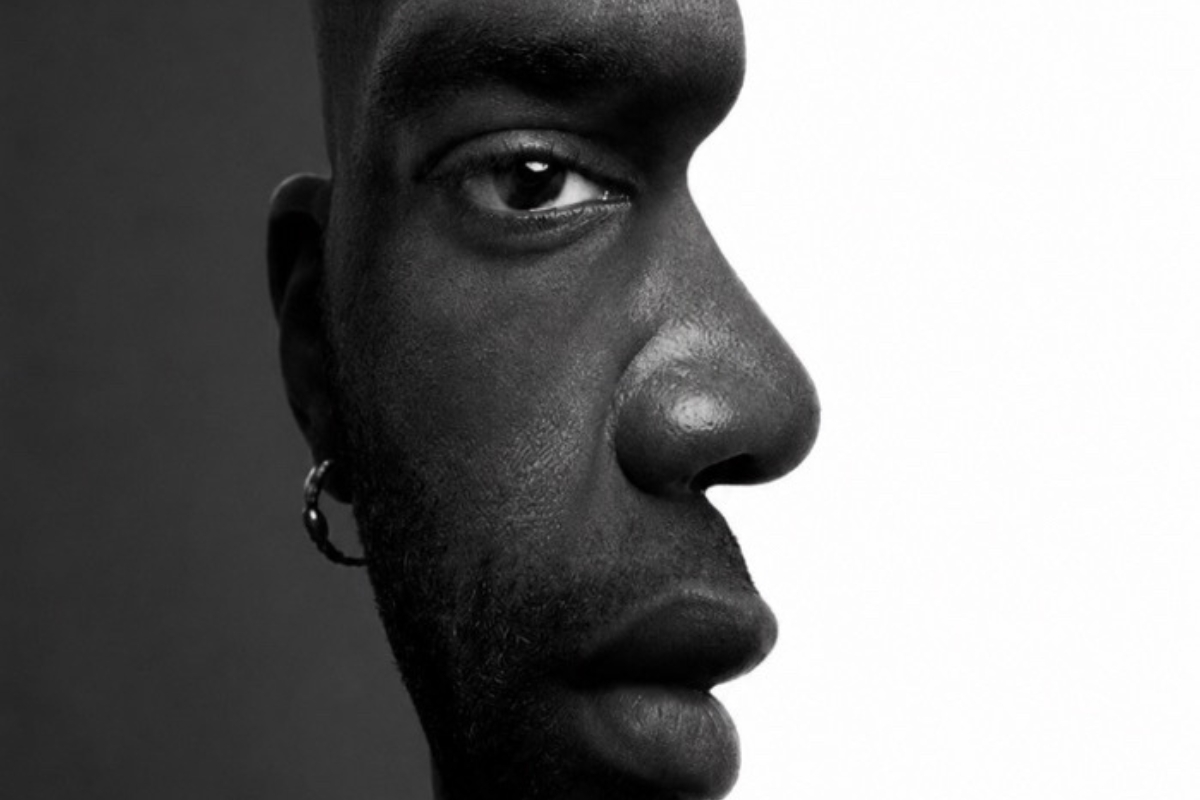 Composição visual criada por inteligência artificial a partir de estudos de figura e fundo da Gestalt