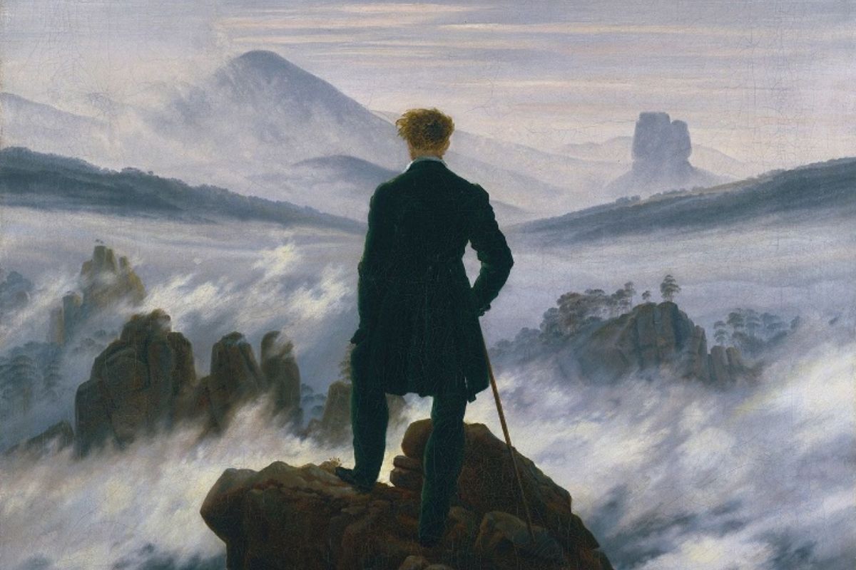 Wanderer above the Sea of Fog, de Caspar David Friedrich, 1818