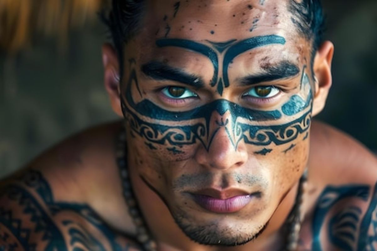 Fotografia maori de tā moko