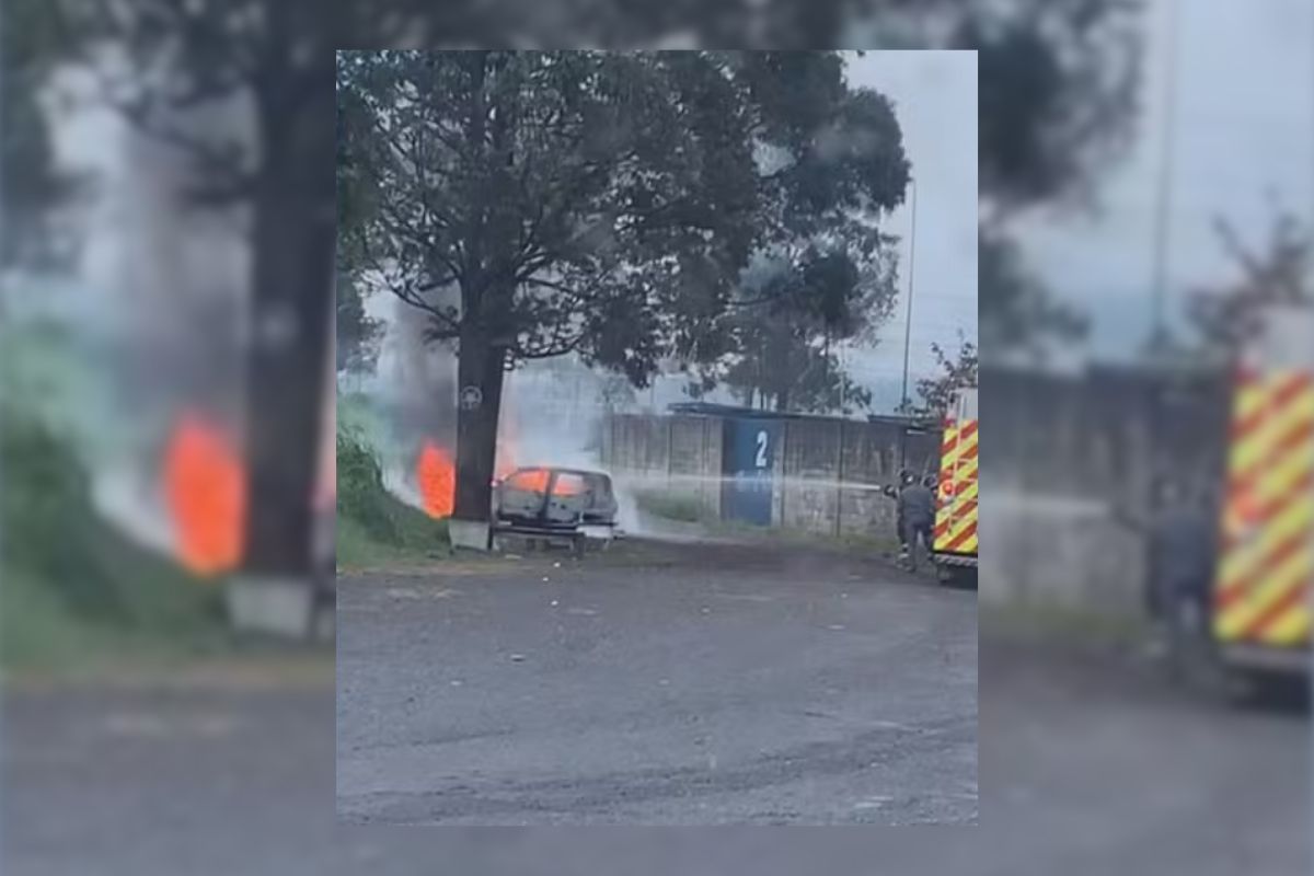 carro queimado