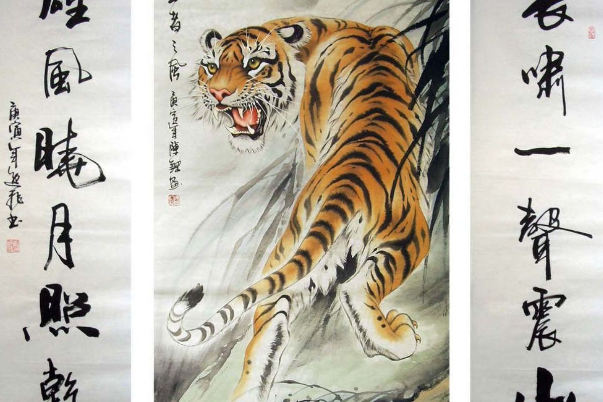Na tradição chinesa, o tigre guarda os ventos e protege os homens