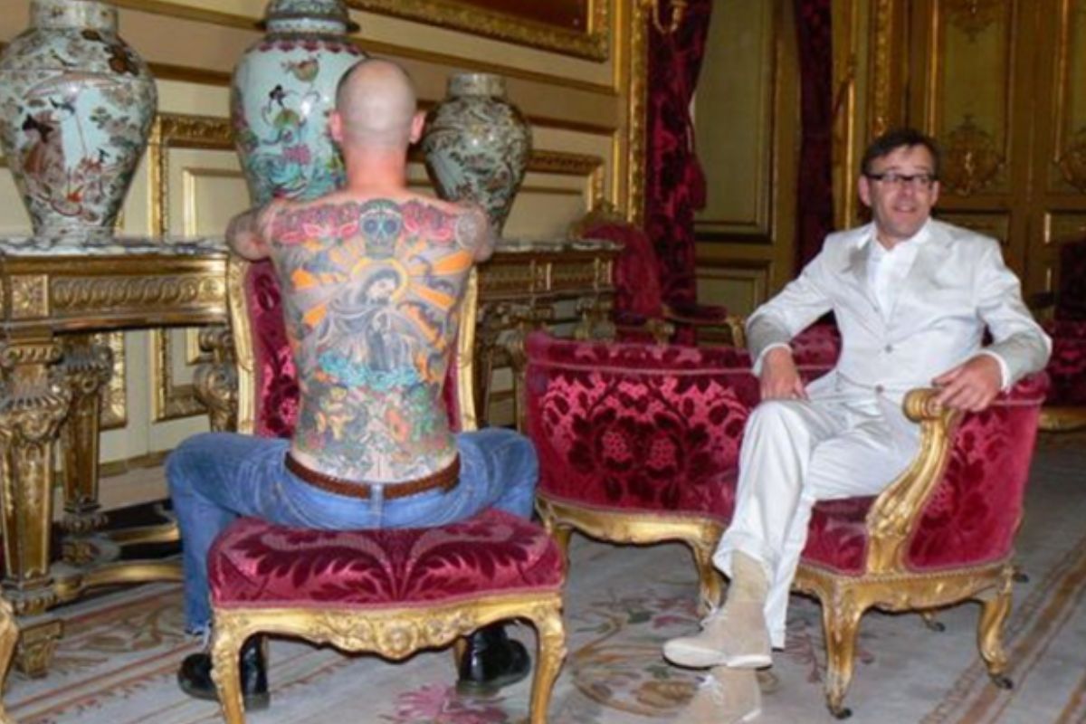 Tim Steiner, o homem tatuado por Wim Delvoye.